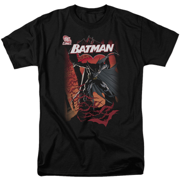 Black men's regular fit t-shirt with Batman #655 Cover graphic