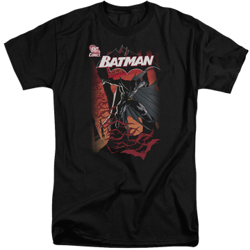 Black men's tall fit t-shirt with Batman #655 Cover graphic