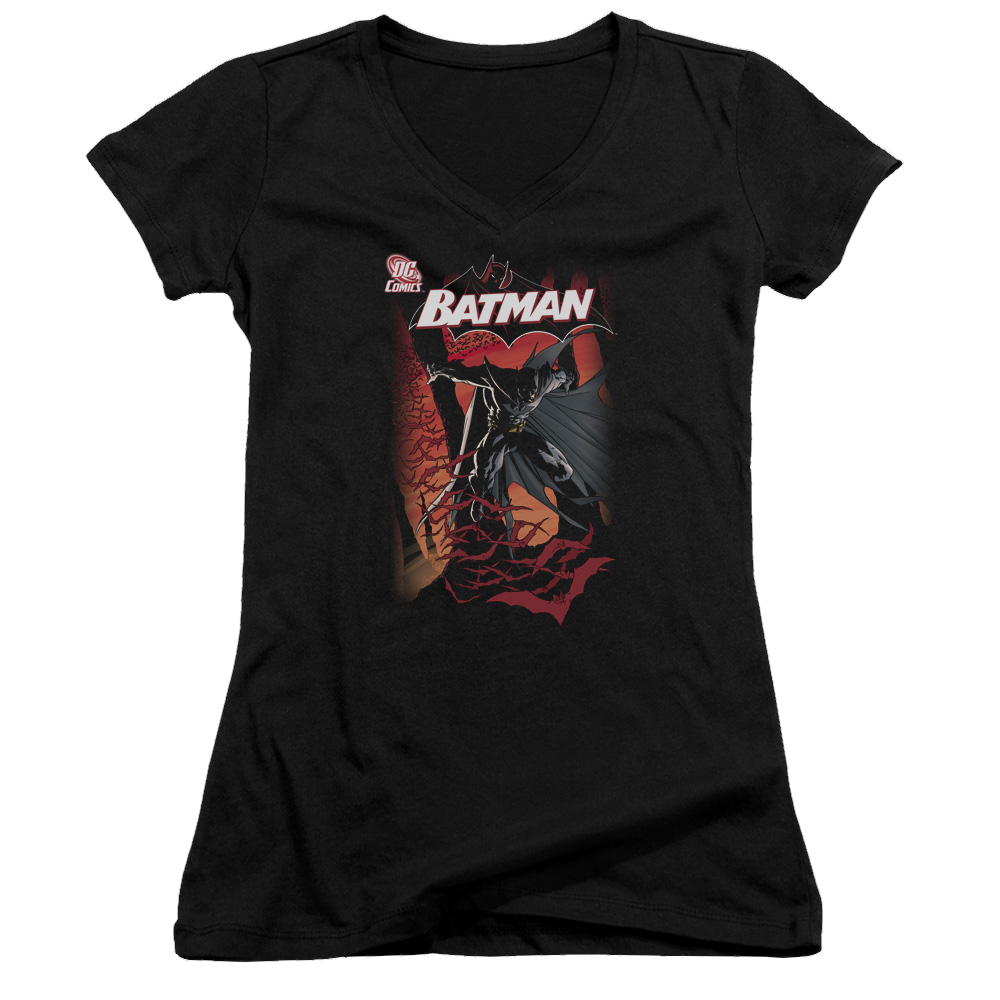 Batman #655 Cover - Juniors V-Neck T-Shirt Juniors V-Neck T-Shirt Batman   