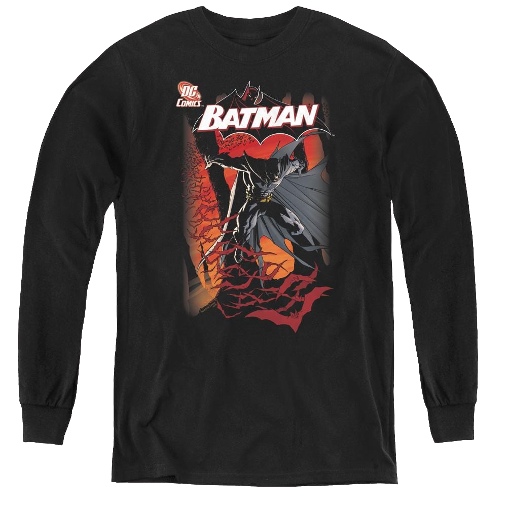 Dc Batman #655 Cover - Youth Long Sleeve T-Shirt Youth Long Sleeve T-Shirt Batman   