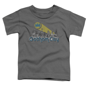 DC Batman Gotham City Distressed - Kid's T-Shirt Kid's T-Shirt (Ages 4-7) Batman   