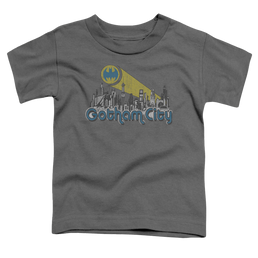 DC Batman Gotham City Distressed - Toddler T-Shirt Toddler T-Shirt Batman   