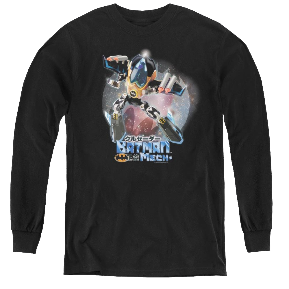 Dc Batman Batman Mech - Youth Long Sleeve T-Shirt Youth Long Sleeve T-Shirt Batman   