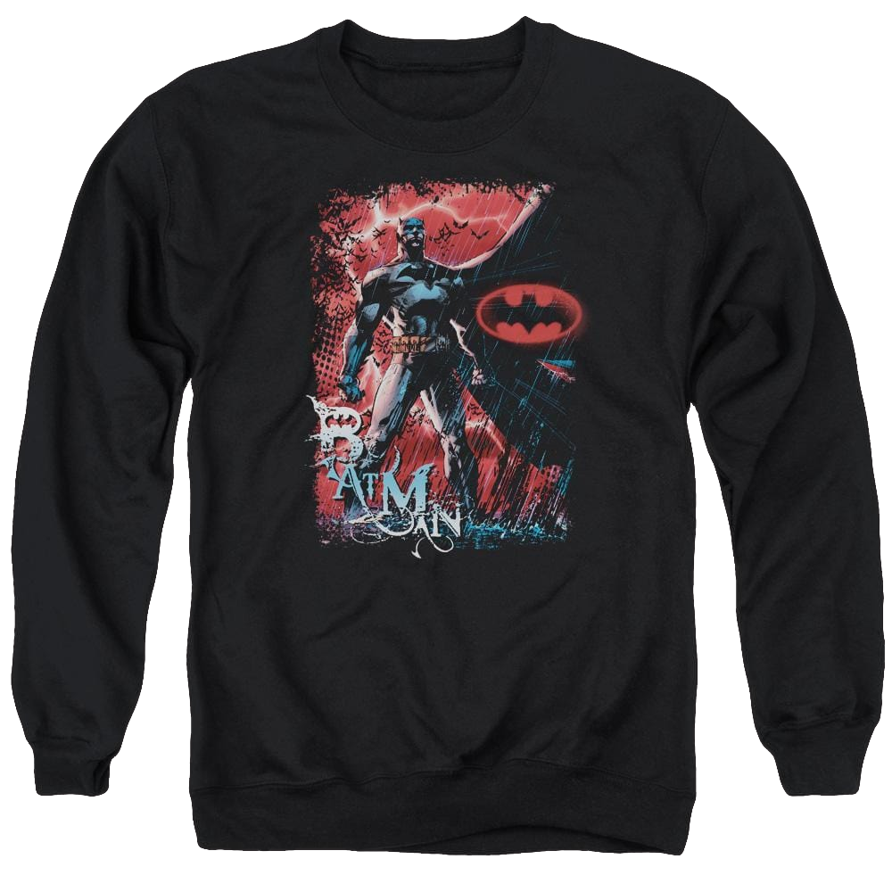 Batman Gotham Reign - Men's Crewneck Sweatshirt Men's Crewneck Sweatshirt Batman   