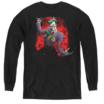 Joker, The Jokers Ave - Youth Long Sleeve T-Shirt Youth Long Sleeve T-Shirt Joker   