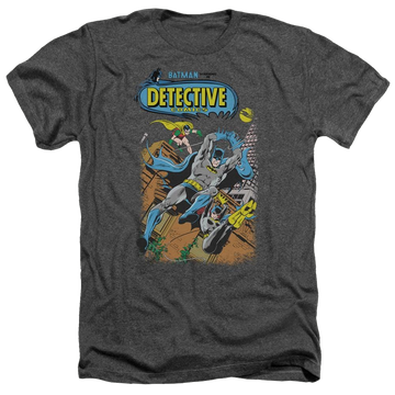 Charcoal men's heather t-shirt with Batman Detective #487 graphic
