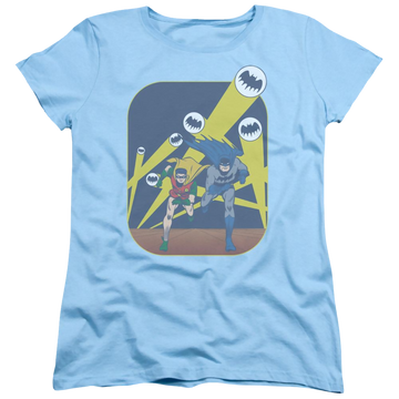 Light blue women's t-shirt with Batman Detective #164 Cover graphic