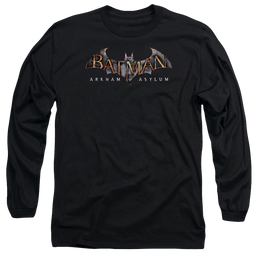 Batman - Arkham Arkham Asylum Logo - Men's Long Sleeve T-Shirt Men's Long Sleeve T-Shirt Batman   