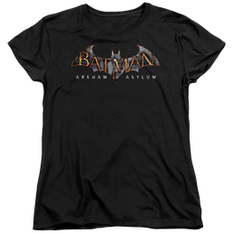 Batman - Arkham Arkham Asylum Logo - Women's T-Shirt Women's T-Shirt Batman   