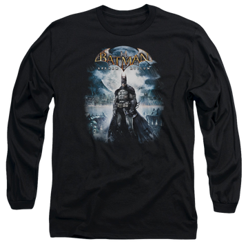 Batman - Arkham Game Cover - Men's Long Sleeve T-Shirt Men's Long Sleeve T-Shirt Batman   