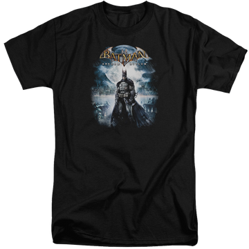 Batman - Arkham Game Cover - Men's Tall Fit T-Shirt Men's Tall Fit T-Shirt Batman   