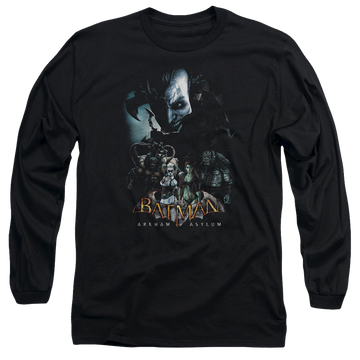 Batman - Arkham Five Against One - Men's Long Sleeve T-Shirt Men's Long Sleeve T-Shirt Batman   