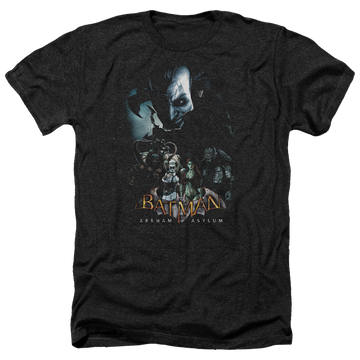 Batman - Arkham Five Against One - Men's Heather T-Shirt Men's Heather T-Shirt Batman   
