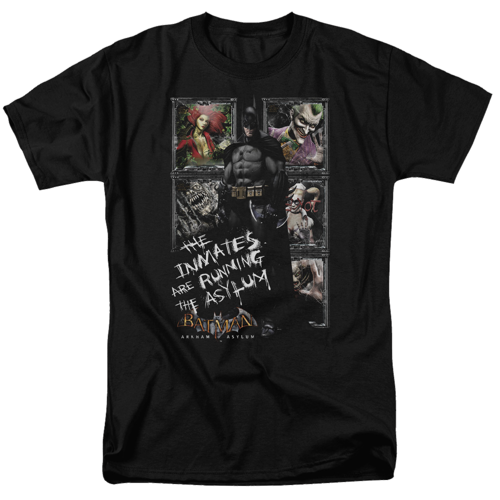 Batman - Arkham Running The Asylum - Men's Regular Fit T-Shirt Men's Regular Fit T-Shirt Batman   