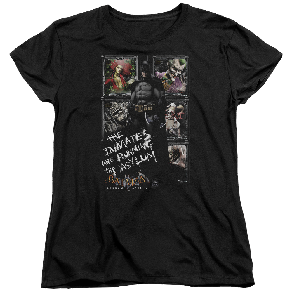 Batman - Arkham Running The Asylum - Women's T-Shirt Women's T-Shirt Batman   