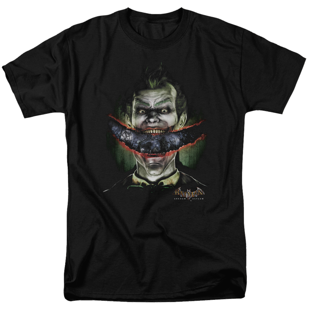 Batman - Arkham Crazy Lips - Men's Regular Fit T-Shirt Men's Regular Fit T-Shirt Batman   