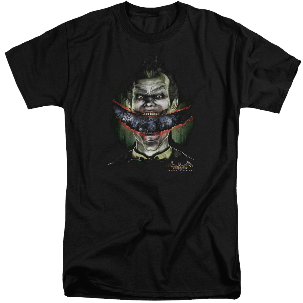 Batman - Arkham Crazy Lips - Men's Tall Fit T-Shirt Men's Tall Fit T-Shirt Batman   