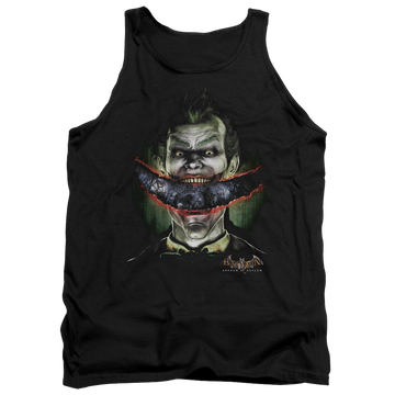 Batman - Arkham Crazy Lips Men's Tank Men's Tank Batman   