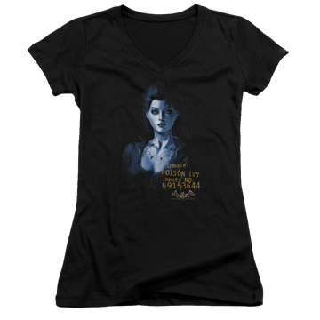 Batman - Arkham Arkham Poison Ivy - Juniors V-Neck T-Shirt Juniors V-Neck T-Shirt Batman   