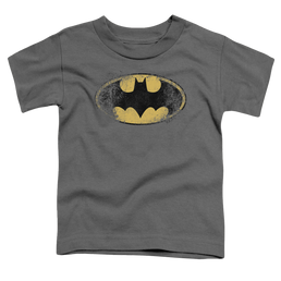 DC Batman Destroyed Logo - Kid's T-Shirt Kid's T-Shirt (Ages 4-7) Batman   