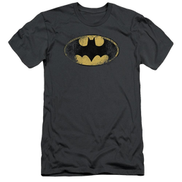 Batman Destroyed Logo - Men's Slim Fit T-Shirt Men's Slim Fit T-Shirt Batman   