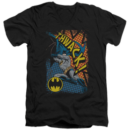 Batman Thwack - Men's V-Neck T-Shirt Men's V-Neck T-Shirt Batman   