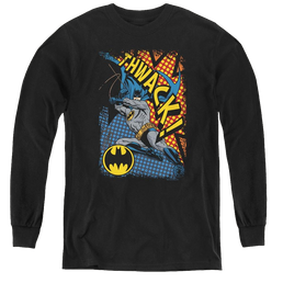 Dc Batman Thwack - Youth Long Sleeve T-Shirt Youth Long Sleeve T-Shirt Batman   