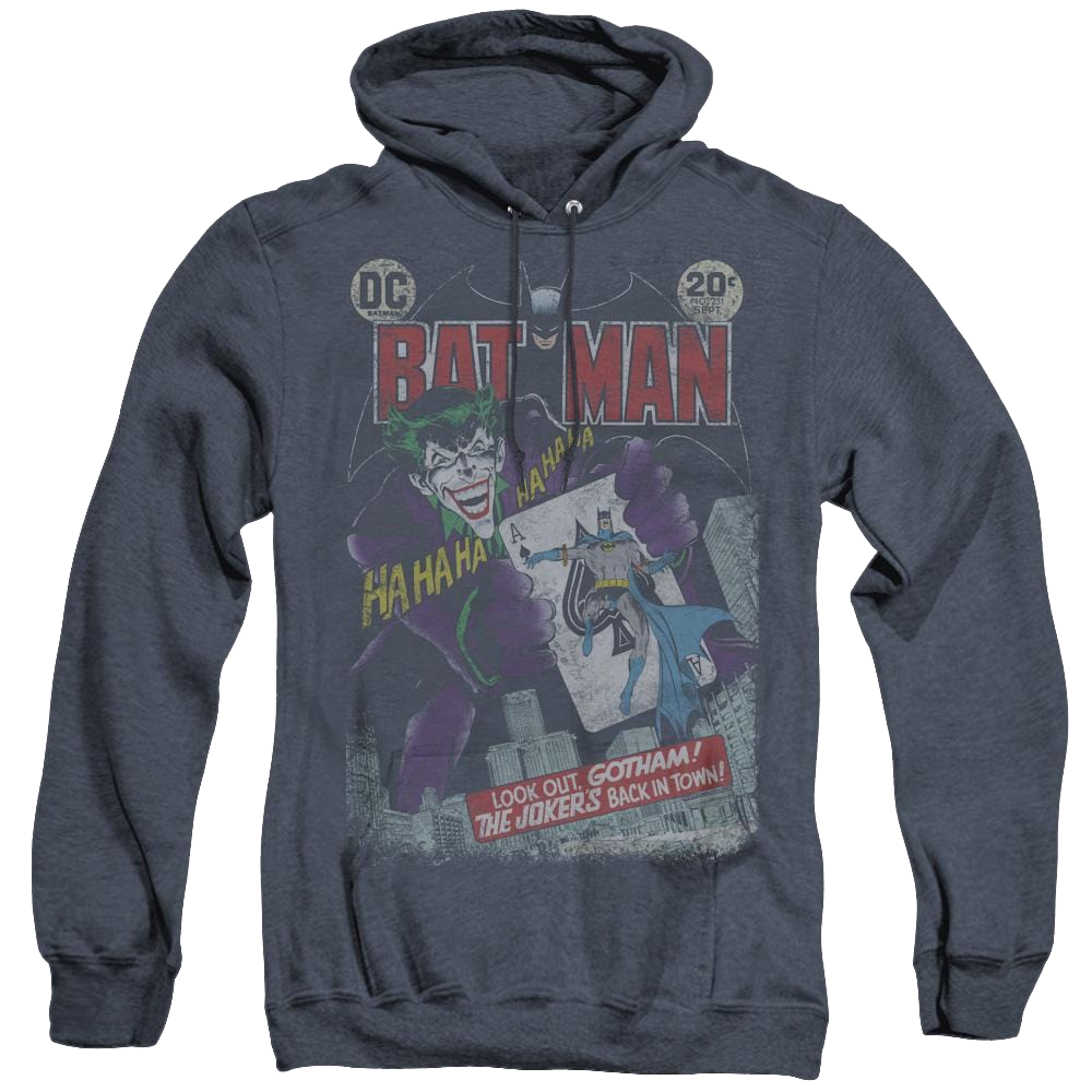 Dc Batman #251 Distressed - Heather Pullover Hoodie Heather Pullover Hoodie Batman   