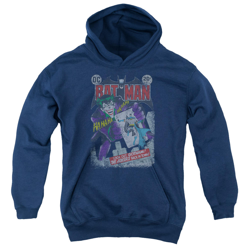 DC Batman #251 Distressed - Youth Hoodie Youth Hoodie (Ages 8-12) Batman   