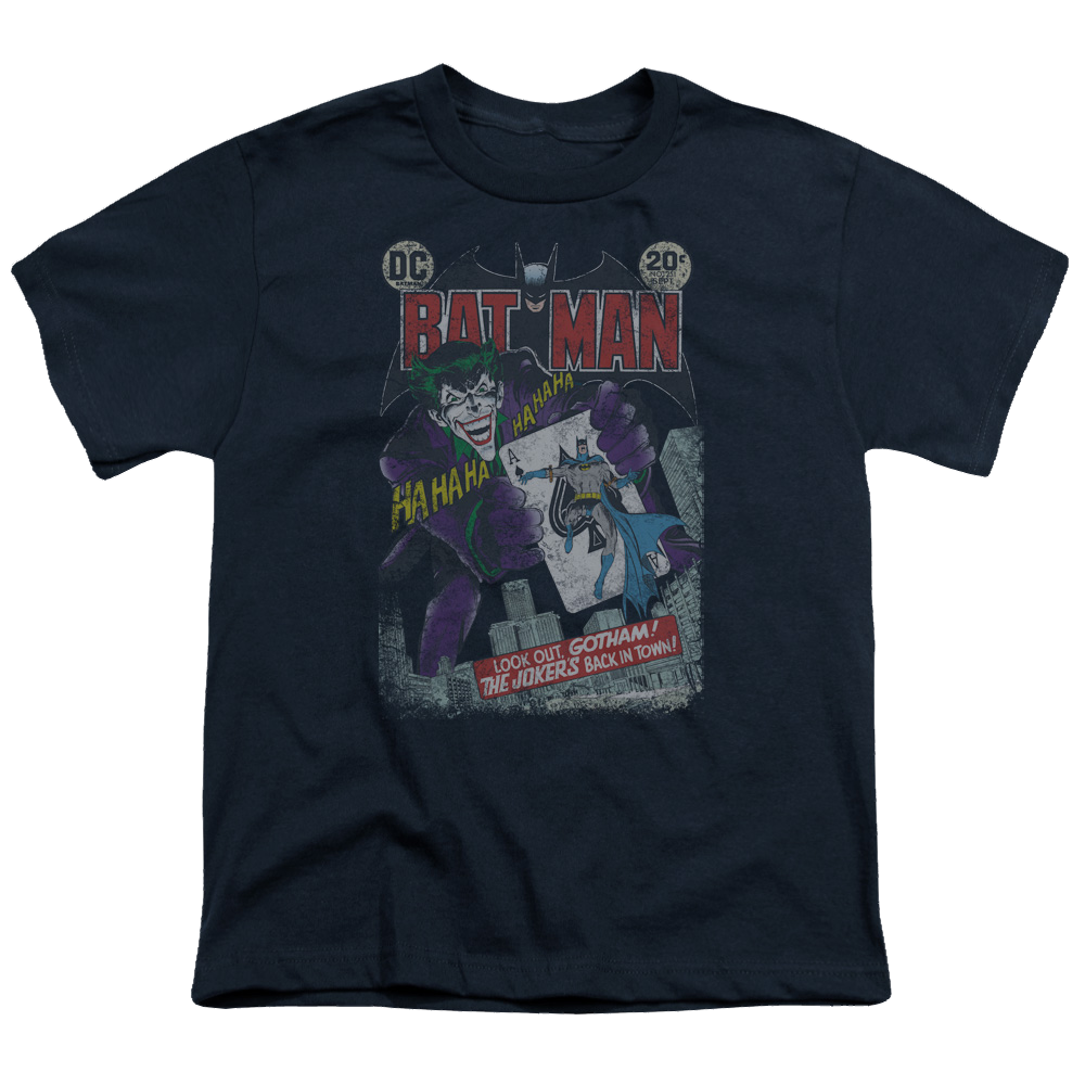 DC Batman #251 Distressed - Youth T-Shirt Youth T-Shirt (Ages 8-12) Batman   