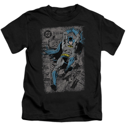 DC Batman Detective #487 Distress - Kid's T-Shirt Kid's T-Shirt (Ages 4-7) Batman   