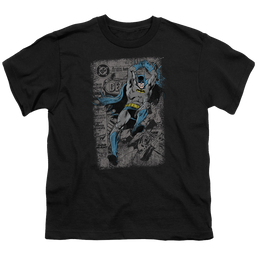 DC Batman Detective #487 Distress - Youth T-Shirt Youth T-Shirt (Ages 8-12) Batman   