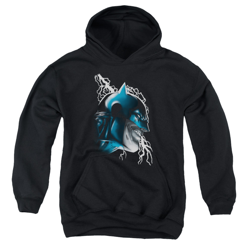 DC Batman Crazy Grin - Youth Hoodie Youth Hoodie (Ages 8-12) Batman   