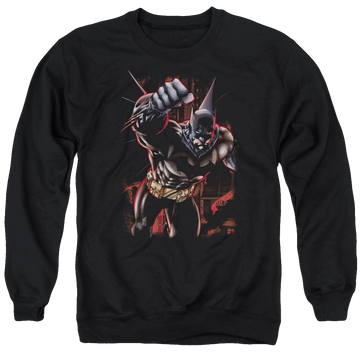 Batman Crimson Knight - Men's Crewneck Sweatshirt Men's Crewneck Sweatshirt Batman   