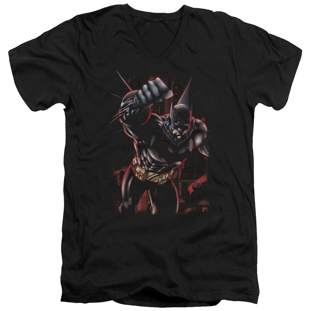 Batman Crimson Knight - Men's V-Neck T-Shirt Men's V-Neck T-Shirt Batman   
