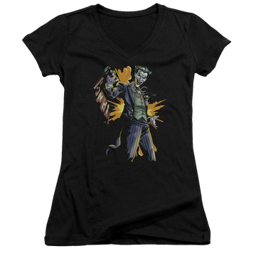 Batman Joker Bang - Juniors V-Neck T-Shirt Juniors V-Neck T-Shirt Batman   
