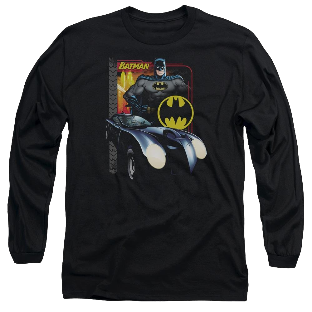 Dc Batman Bat Racing - Men's Long Sleeve T-Shirt Men's Long Sleeve T-Shirt Batman   