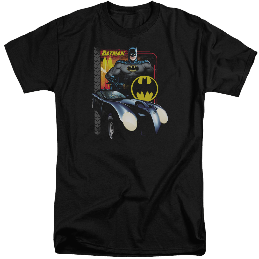 Batman Bat Racing - Men's Tall Fit T-Shirt Men's Tall Fit T-Shirt Batman   