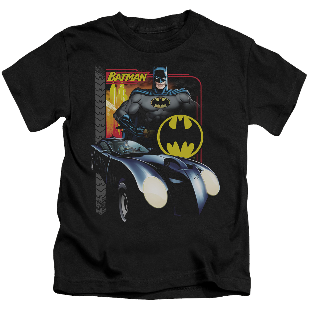 DC Batman Bat Racing - Kid's T-Shirt Kid's T-Shirt (Ages 4-7) Batman   