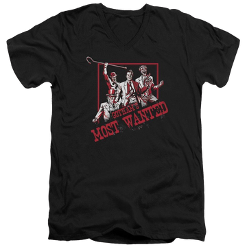 Batman Gothams Most Wanted - Men's V-Neck T-Shirt Men's V-Neck T-Shirt Batman   