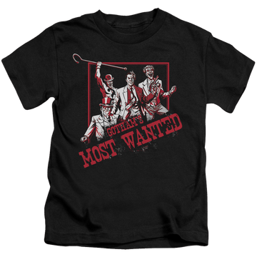 DC Batman Gothams Most Wanted - Kid's T-Shirt Kid's T-Shirt (Ages 4-7) Batman   