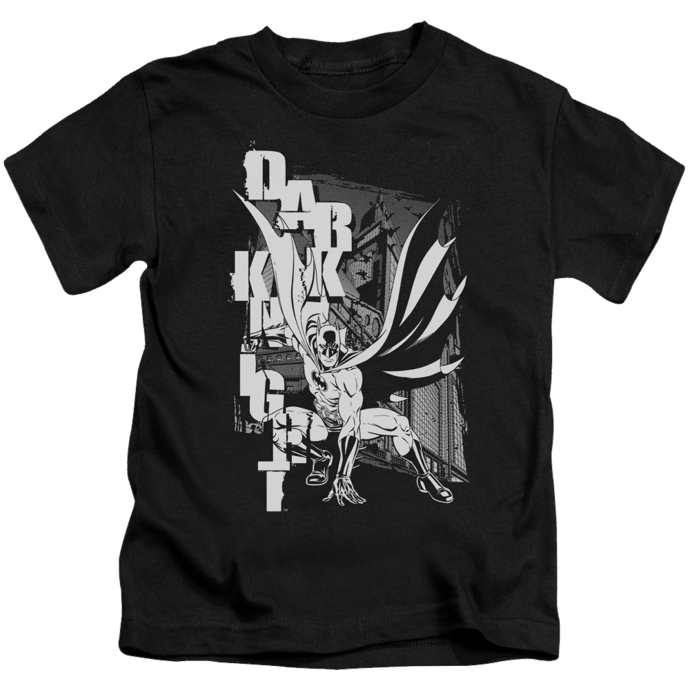 DC Batman Vertical Letters - Kid's T-Shirt Kid's T-Shirt (Ages 4-7) Batman   