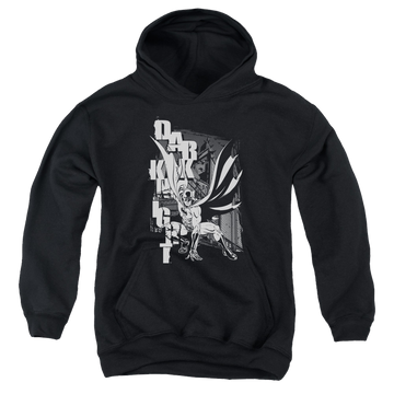 DC Batman Vertical Letters - Youth Hoodie Youth Hoodie (Ages 8-12) Batman   