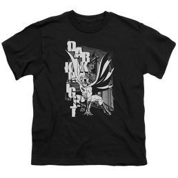 DC Batman Vertical Letters - Youth T-Shirt Youth T-Shirt (Ages 8-12) Batman   