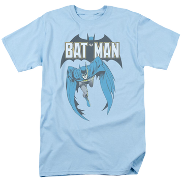 Light blue men's regular fit t-shirt with Dc Batman Batman #241 Cover graphic