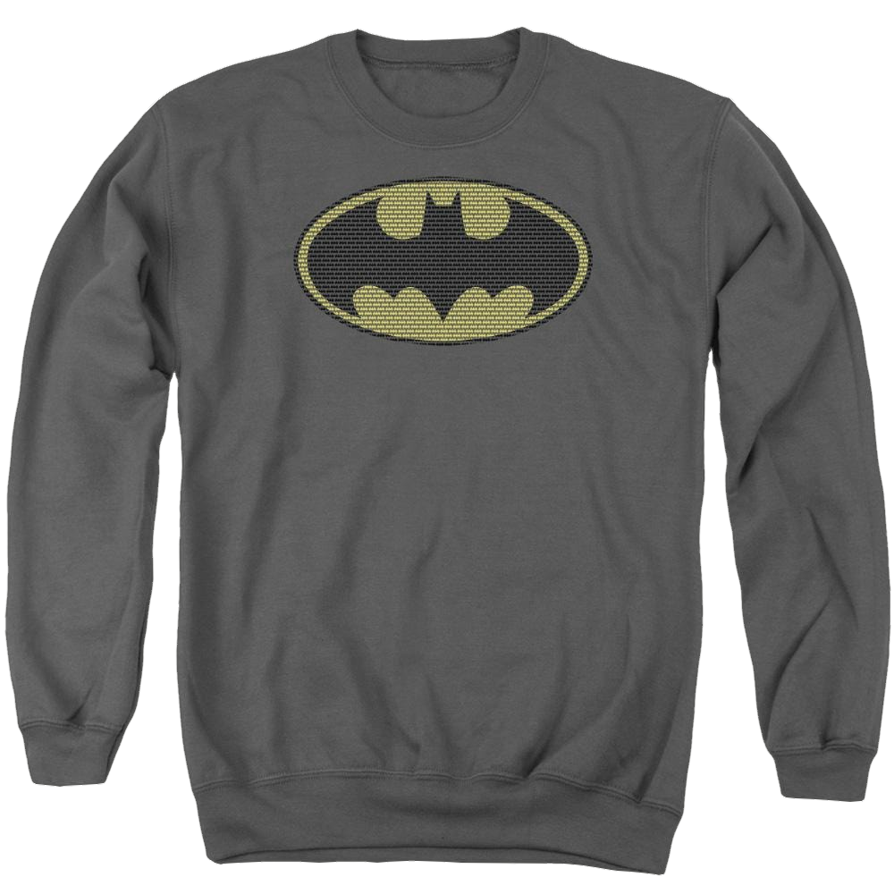 Batman Little Logos - Men's Crewneck Sweatshirt Men's Crewneck Sweatshirt Batman   
