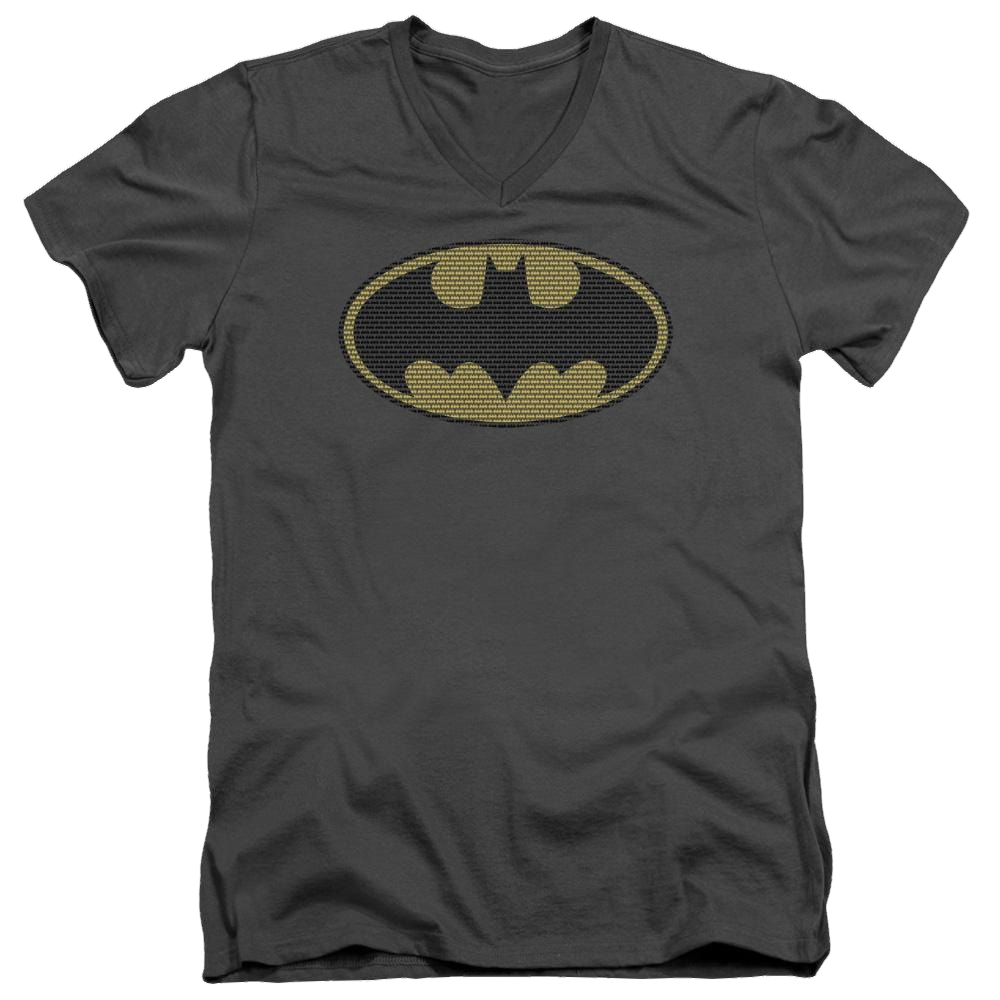 Batman Little Logos - Men's V-Neck T-Shirt Men's V-Neck T-Shirt Batman   