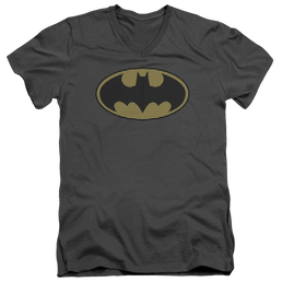 Batman Little Logos - Men's V-Neck T-Shirt Men's V-Neck T-Shirt Batman   