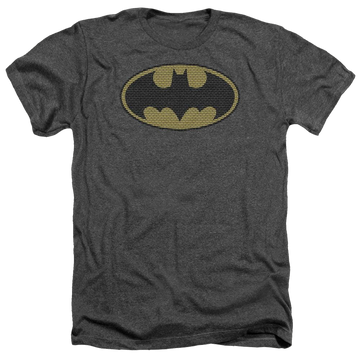Batman Little Logos - Men's Heather T-Shirt Men's Heather T-Shirt Batman   