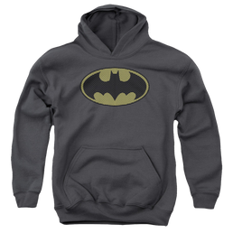 DC Batman Little Logos - Youth Hoodie Youth Hoodie (Ages 8-12) Batman   